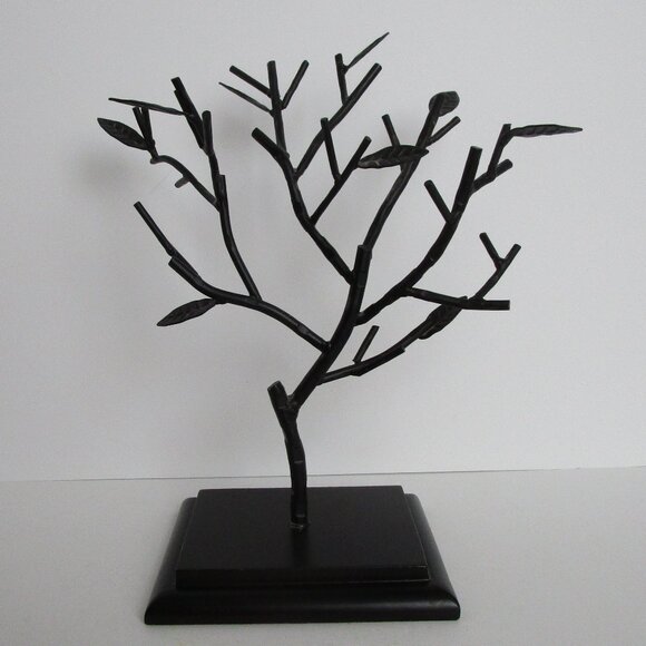 wrought iron jewelry ring tree